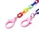 Personalisierte Acryl-Kabelketten-Halsketten X-NJEW-JN02899-04-2