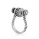Simple Fashion Retro 316 Stainless Steel Finger Rings RJEW-I045-01-18mm-1