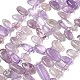 Natürlichen Amethyst Perlen Stränge&nbsp;G-P604-A08-01-2