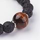 Natural Gemstone Beads Stretch Bracelets BJEW-JB02941-02-2