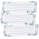 25 plaque signalétique rectangulaire en papier pour manuscrit. DIY-WH0491-09A-1