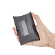 Globleland クラフト紙ピローボックス  ギフトキャンディー梱包箱  クリアウィンドウ付き  ブラック  箱：12.5x8x2センチメートル CON-GL0001-02-02-3