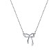 925 подвесные стерлингового серебра ожерелья NJEW-BB50472-C-1