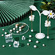 Nbeads 200pcs 2 style abs plastique imitation perle pendentifs KY-NB0001-44-5