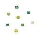 1 caja 8/0 perlas de vidrio semillas redondas perlas separadoras sueltas SEED-X0050-3mm-03-7