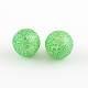 Chunky gumball acryliques bubblegum perles rondes de poudre de paillettes OACR-Q002-06-1