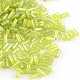 Perles de clairon en verre plaqué couleur ab SEED-R011-164-1
