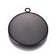 304 Stainless Steel Pendant Cabochon Settings X-STAS-G127-13-25mm-B-2
