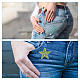 30 шт. 10 стиля звездочка со стразами горячей фиксации DIY-WR0004-13-4