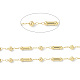 Messingsäule und runde Perlenketten CHC-P016-14G-01-2