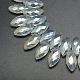 Chapelets de perles de cristal d'oeil de cheval en verre EGLA-F070A-01-1
