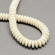 Buddhism Mala Beads Jewelry Findings Natural Tagua Nut Beads WOOD-R235-8x3mm-3