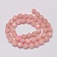 Perles facettées d'opale rose naturelle à facettes G-K066-04-8mm-2