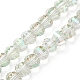 Electroplate Transparent Glass Beads Strands EGLA-K015-13C-1