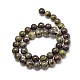 Natural Bloodstone Round Beads Strands G-P075-04-4mm-2