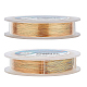 BENECREAT 0.15mm(34Gauge) Tarnish Resistant Copper Wire 200m Light Gold Jewelry Beading Wire for Crafts Beading Jewelry Making CWIR-BC0004-0.15mm-07-2