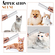 Nbeads 3pcs 3 style chat chien toilettage pour animaux de compagnie peignes à cheveux à dents fines AJEW-NB0003-51-5