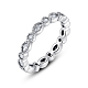 Hot Trends 925 argento sterling anelli di barretta zirconi RJEW-FF0001-09-18mm-1