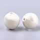 Perles recouvertes de tissu de fil de polyester WOVE-T007-12mm-18-2