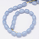Imitation Jade Glass Beads Strands GLAA-G046-14x10mm-A30-2