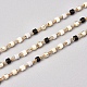 Chaînes de perles de graines de verre faites à la main de 3.28 pied X-CHS-G012-02G-1