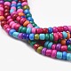 Bracelets ajustables tressés de perles de rocaille en verre BJEW-JB04777-01-2