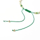 Set di bracciali con perline intrecciate in filo di nylon BJEW-JB06449-10