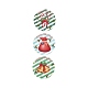 Christmas Themed Flat Round Roll Stickers DIY-B031-06-5