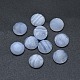 Natural Blue Lace Agate Cabochons G-G795-07-07-1