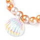 Ensemble de bijoux en perles de plastique et de résine pour enfants SJEW-F221-02-2