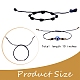 6Pcs 3 Style Adjustable Nylon Threads Braided Bracelets BJEW-SZ0001-57-7