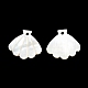 Pendenti shell bianco naturale SSHEL-K028-01-1