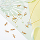 Arricraft 40 ciondolo a forma di libellula con strass in ottone FIND-AR0001-97-5