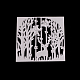 金属切削フレームダイスステンシル  DIYスクラップブッキング/フォトアルバム用  装飾的なエンボス印刷紙のカード  クリスマスのトナカイ/クワガタ  マットプラチナカラー  8x8cm DIY-O006-02-1