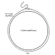 304 Singapur-Halskette aus Edelstahl für Männer und Frauen NJEW-YW0001-11-3