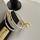 S925 Silber einzigartiges Design Perlenarmband schlichter Modeschmuck&nbsp;TB6450-1-5