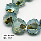 Electroplate Glass Beads EGLA-D027-09-1