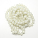 Cuisson peints en verre craquelé brins de perles X-DGLA-Q023-6mm-YS1-3