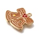 Noël alliage thème pendentifs émail&nbsp;ENAM-Q509-01KCG-12-2
