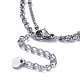 304 Stainless Steel Tiered Necklaces NJEW-JN02821-4