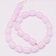 Imitation Jade Glass Beads Strands GLAA-G046-16x12mm-A17-2