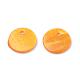 Spray Paint Freshwater Shell Charms SHEL-Q014A-001-2