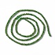 Hebras de cuentas diópsidas verdes naturales X-G-A178-B02-2mm-2