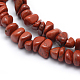 Natürliche rote Jaspis Perlen Stränge G-P332-44-2