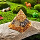 Black Stone Crystal Pyramid Decorations JX087A-3