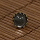 9.5~10x5~6 mm Kuppel transparent Glascabochons und antike Bronzemessingohrbolzen Zubehör für diy Bild Ohrstecker DIY-X0178-AB-2
