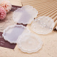Boutigem 6pcs 6 ensembles de moules de tapis de tasse de fleur de silicone de style DIY-BG0001-21-5