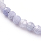 Bracciali con perline di pietre preziose naturali sfaccettate per le donne BJEW-JB05928-3