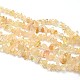 Natural Citrine Beads Strands G-O049-C-29-1