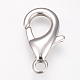 304 Stainless Steel Lobster Claw Clasps STAS-O114-057P-E-1